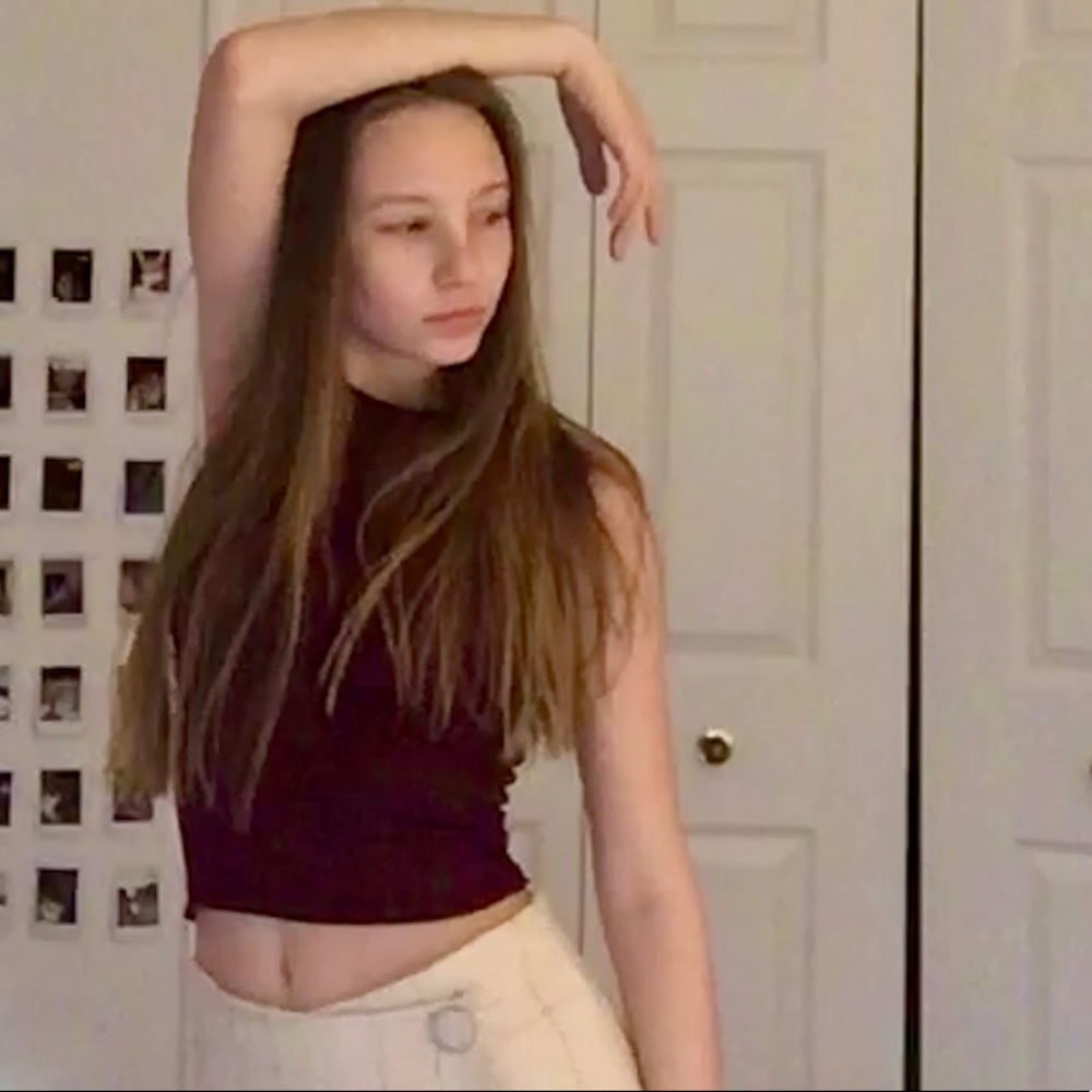 Maroon tank top